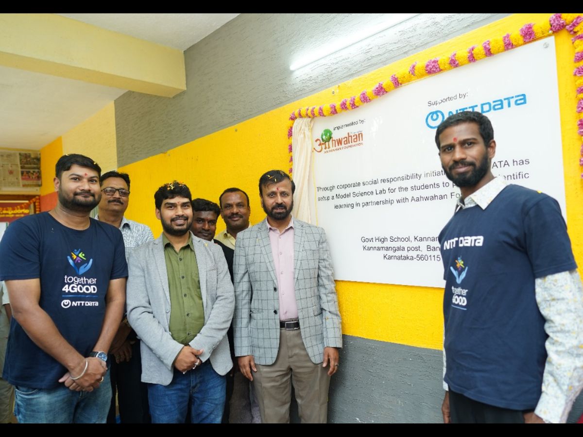 Aahwahan Foundation Partners with NTT DATA to Set Up Model Science Labs in Government High Schools